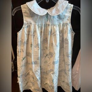 Girls dress with Peter Pan Design